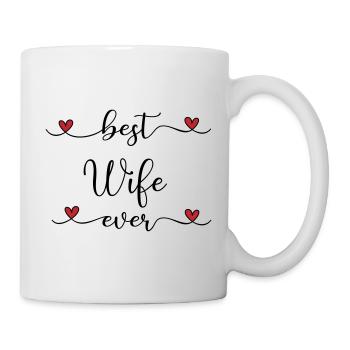 beste Ehefrau - Tasse - Weiß - Rechts