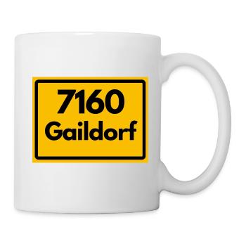 ANCIEN CODE POSTAL RETRO 7160 GAILDORF HEIMAT - Mug blanc - blanc - Droite