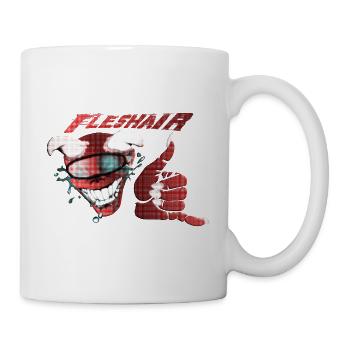 Grinning Thumb Pop Art Halftone - Mug - white - Right