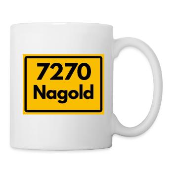 OLD POSTCODE POSTCODE 7270 NAGOLD HEIMATSTOLZ - Mug - white - Right