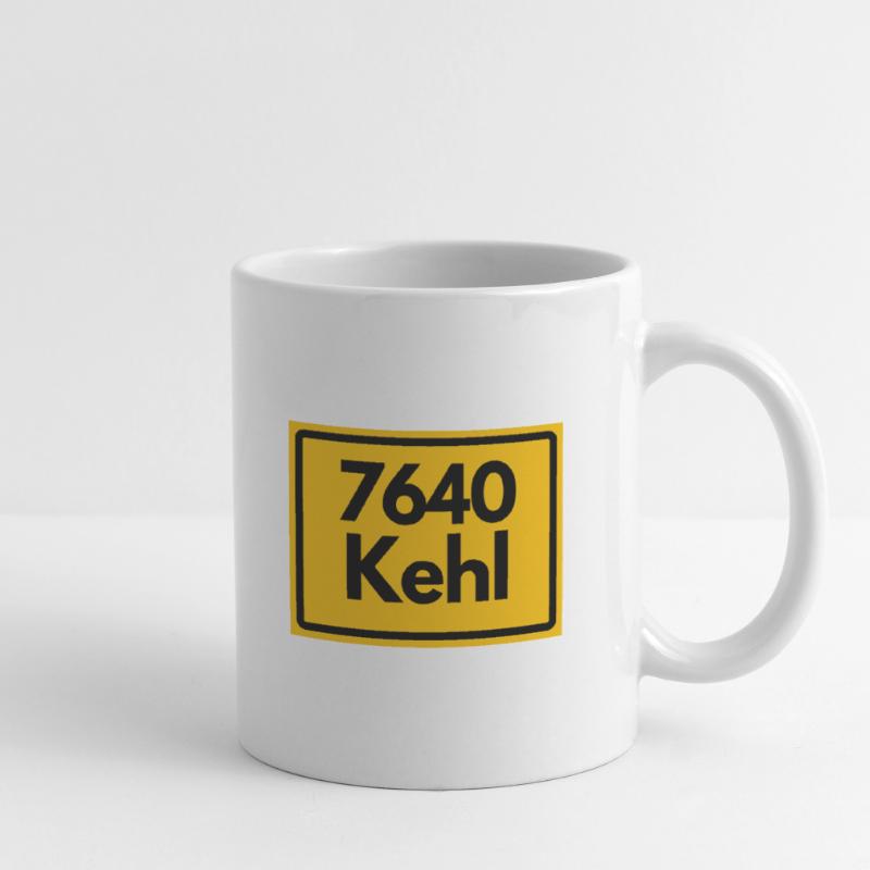OLD POSTCODE RETRO 7640 KEHL HEIMATSTOLZ Mug
