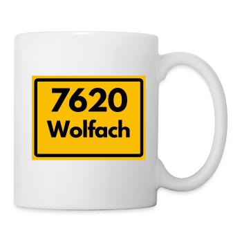 ALTE POSTLEITZAHL PLZ RETRO 7620 WOLFACH HEIMAT - Tasse - Weiß - Rechts