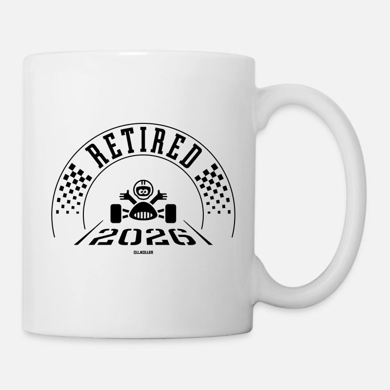 Im Ruhestand 2026 (Ruhestand / Ruhestand / Schwarz) - Tasse - Weiß