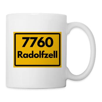 ALTE POSTLEITZAHL PLZ RETRO 7760 RADOLFZELL HEIMAT - Tasse - Weiß - Rechts