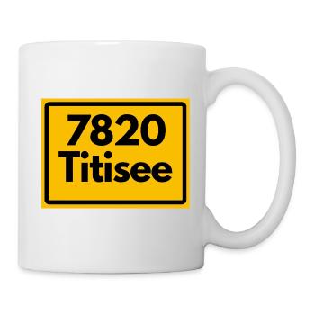ANCIEN CODE POSTAL RÉTRO 7820 TITISEE HEIMAT - Mug blanc - blanc - Droite