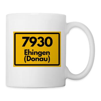 ALTE POSTLEITZAHL PLZ RETRO 7930 EHINGEN DONAU  - Tasse - Weiß - Rechts