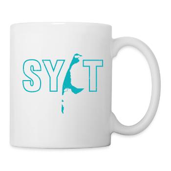 Vacances en mer du Nord SYLT AU LIEU DU STRESS Fun - Mug blanc - blanc - Droite