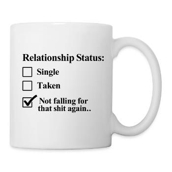 Humour de couple – Design amusant pour les couples - Mug blanc - blanc - Droite