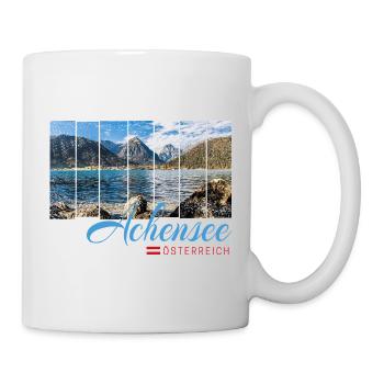 Achensee Tirol Retro Österreich Vintage Souvenir - Tasse - Weiß - Rechts