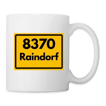 ANCIEN CODE POSTAL RETRO 8370 RAINDORF HEIMATT - Mug blanc - blanc - Droite