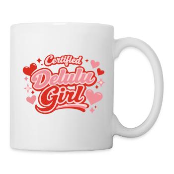 Design esthétique Certified Delulu Girl Cute - Mug blanc - blanc - Droite