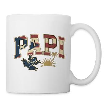 Papi Puerto Rico Flagge - Tasse - Weiß - Rechts