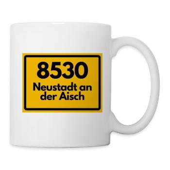 ALTE POSTLEITZAHL PLZ 8530 NEUSTADT AN DER AISCH - Tasse - Weiß - Rechts