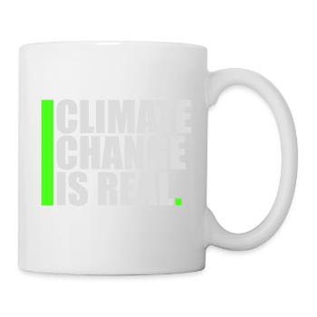 Climate Change Is Real Climate Change Science - Mug - white - Right