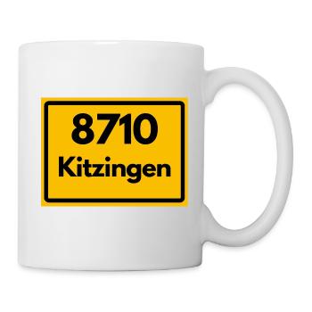OLD POSTCODE ZIP CODE 8710 KITZINGEN HEIMATSTOLZ - Mug - white - Right