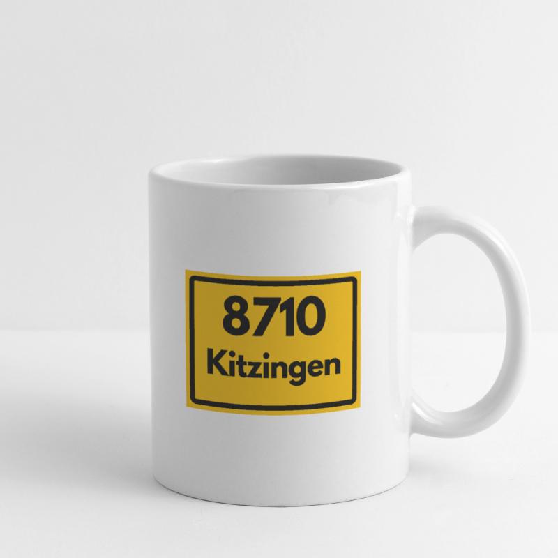 OLD POSTCODE ZIP CODE 8710 KITZINGEN HEIMATSTOLZ Mug