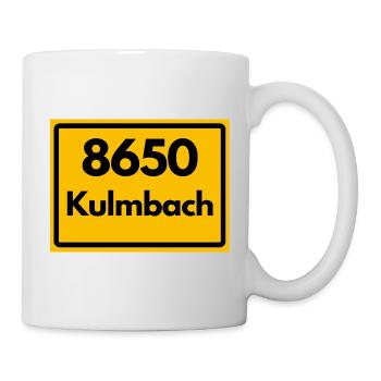 ALTE POSTLEITZAHL PLZ 8650 KULMBACH HEIMATSTOLZ - Tasse - Weiß - Rechts