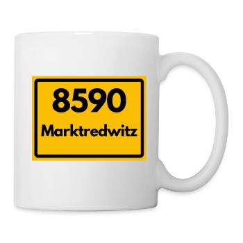 OLD POSTCODE ZIP CODE 8590 MARKTREDWITZ HEIMAT - Mug - white - Right
