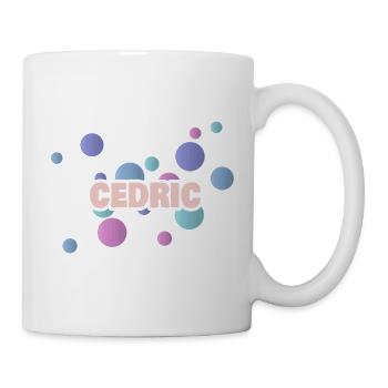 Vorname Cedric - Tasse - Weiß - Rechts