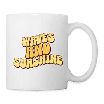 Waves And Sunshine - Mug - white - Right