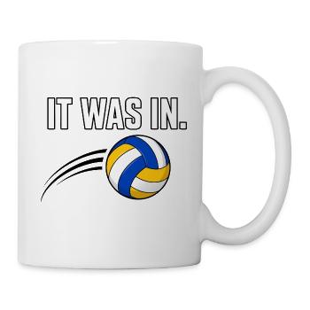 It was inside! Volleyball Design - Mug - white - Right