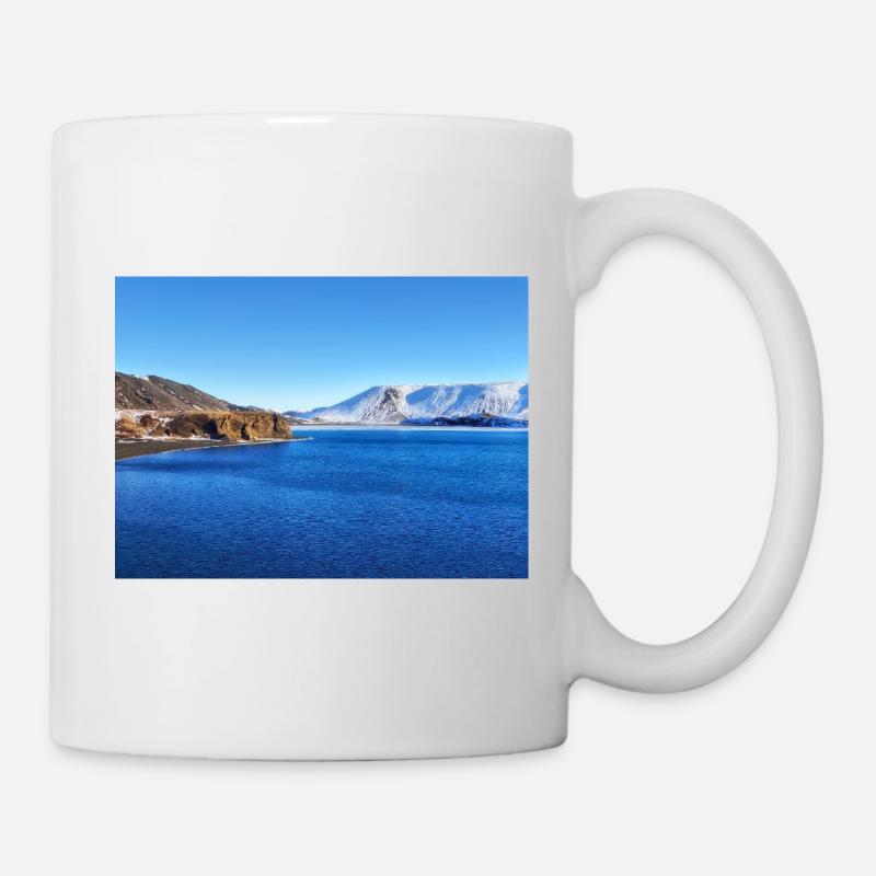 Arctic dreamy mountains - Mug - white