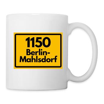ALTE POSTLEITZAHL PLZ 1150 BERLIN MAHLSDORF HEIMAT - Tasse - Weiß - Rechts
