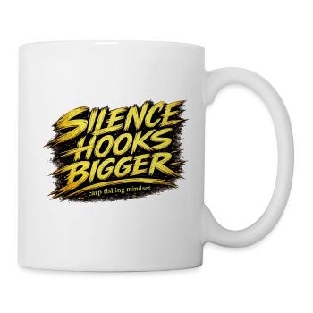 Silence Hooks – Mentalität beim größeren Karpfenangeln - Tasse - Weiß - Rechts