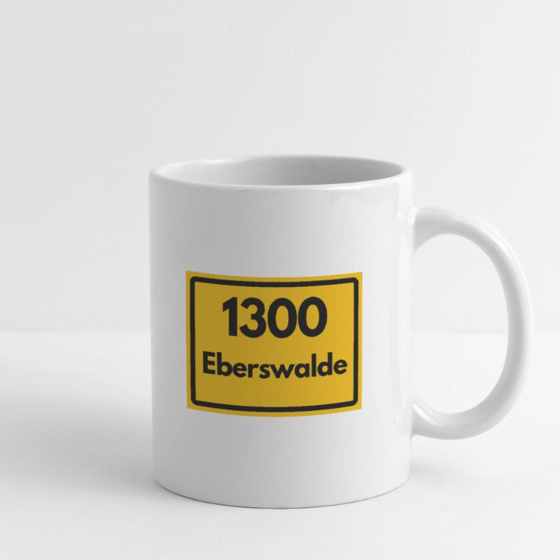 ANCIEN CODE POSTAL RÉTRO 1300 EBERSWALDE HEIMAT Mug blanc