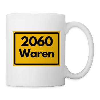 ANCIEN CODE POSTAL RÉTRO 2060 WAREN MÜRITZ - Mug blanc - blanc - Droite