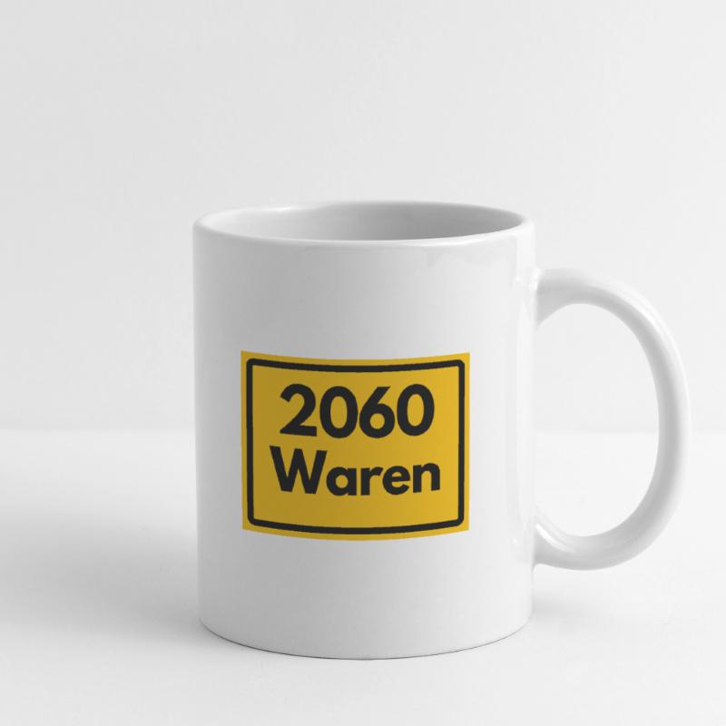 OLD POSTCODE POSTCODE RETRO 2060 WAREN MÜRITZ Mug