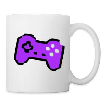  Schräger Retro Controller Gamer - Tasse - Weiß - Rechts