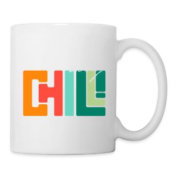 Restez au frais - Mug blanc - blanc - Droite