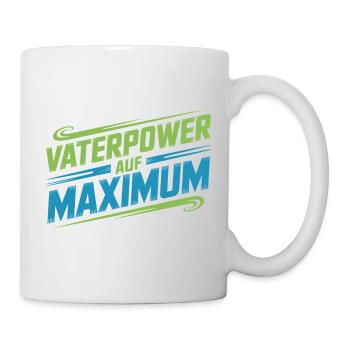 Gartenpapa Pflanzenvater Grüner Papa - Tasse - Weiß - Rechts