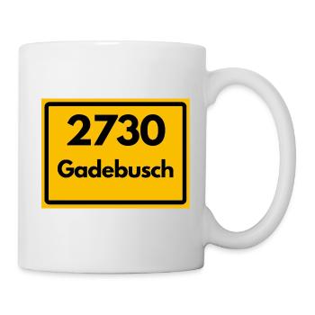 ALTE POSTLEITZAHL PLZ RETRO 2730 GADEBUSCH HEIMAT - Tasse - Weiß - Rechts