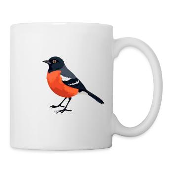 Bullfinch Bird - Mug - white - Right