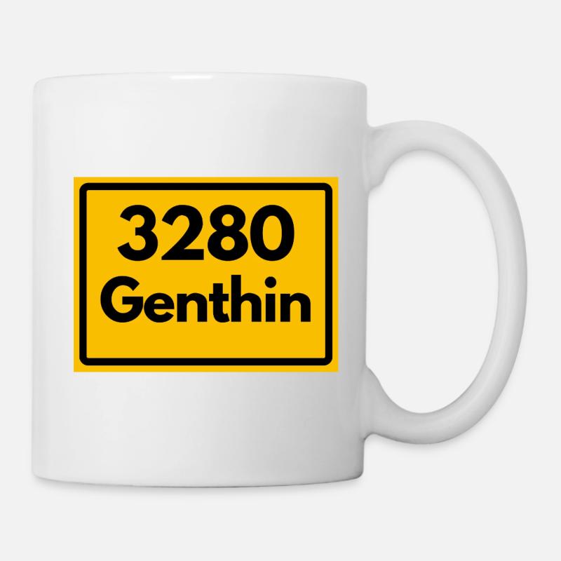 OLD POSTCODE POSTCODE RETRO 3280 GENTHIN HEIMAT - Mug - white