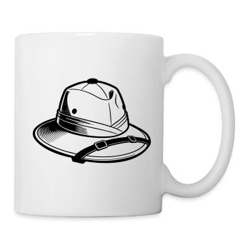 Safari-Hut - Tasse - Weiß - Rechts