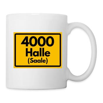 ANCIEN CODE POSTAL 4000 HALLE SAALE HEIMATSTOLZ - Mug blanc - blanc - Droite
