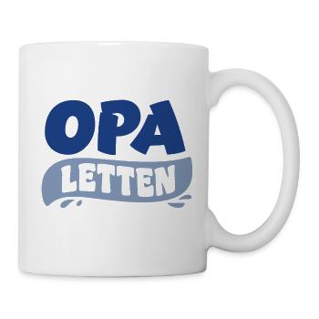 Opa Letten Badeschlappen - Tasse - Weiß - Rechts