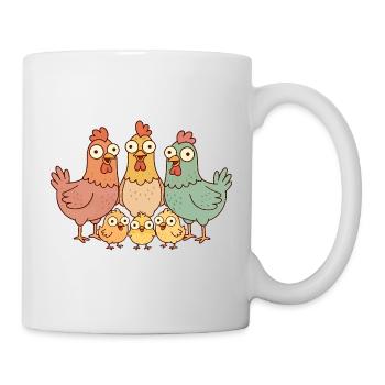 Chicken family - Mug - white - Right