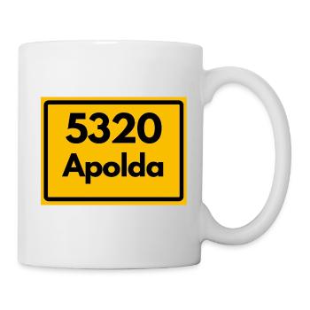 OLD POSTCODE ZIP CODE 5320 Apolda Glockenstadt - Mug - white - Right
