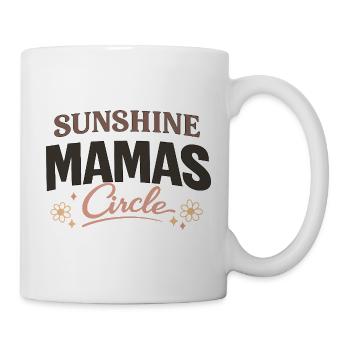 Cercle de maman Ensoleillé Maman Amitié Amour - Mug blanc - blanc - Droite