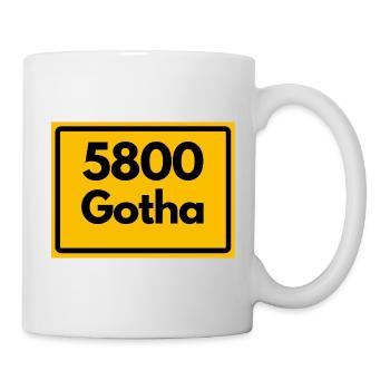 ANCIEN CODE POSTAL 5800 GOTHA HEIMATSTOLZ ORIGINAL - Mug blanc - blanc - Droite