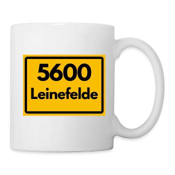 ALTE POSTLEITZAHL 5600 LEINEFELDE HEIMATSTOLZ - Tasse - Weiß - Rechts