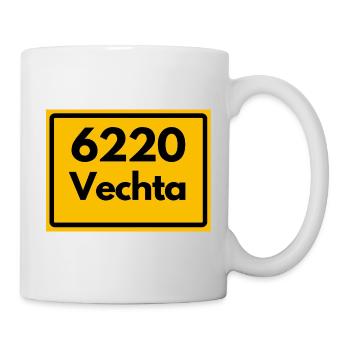 Alte Postleitzahl 6220 Vechta | DDR - Tasse - Weiß - Rechts