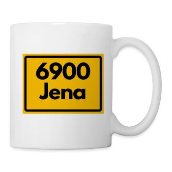 6900 JENA HEIMATSTOLZ ORIGINAL KULT PUR THÜRINGEN - Tasse - Weiß - Rechts