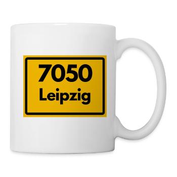 7050 LEIPZIG HEIMATSTOLZ ORIGINAL KULT PUR SACHSEN - Tasse - Weiß - Rechts