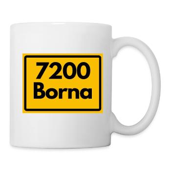 7200 BORNA HEIMATSTOLZ ORIGINAL KULT PUR SACHSEN - Tasse - Weiß - Rechts