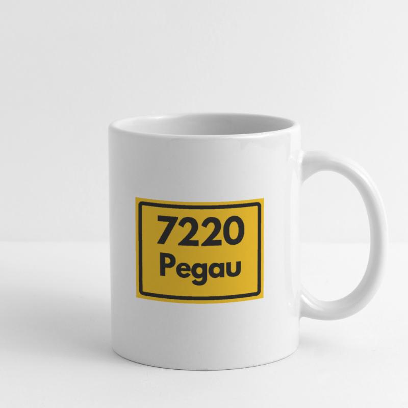 OLD POSTCODE 7220 PEGAU HEIMATSTOLZ SAXONY Mug